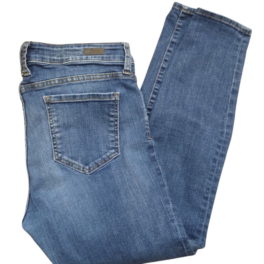 Kut from the‎ Kloth Toothpick Skinny Jeans Blue Medium Wash Womens 12S High Rise